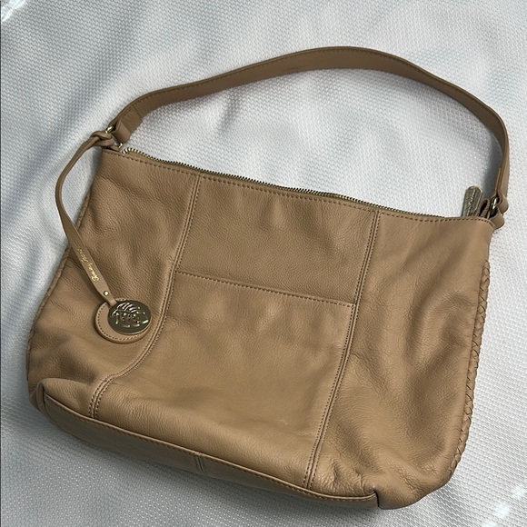 Tommy Bahama leather bucket purse - Picture 1 of 12